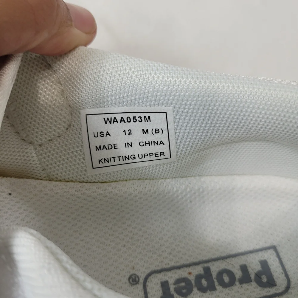 NIB Propét Women's Travel bound Mary Jane Flat Size 12 M (B) Off White - Picture 9 of 11